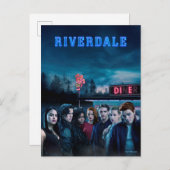 Carte Postale Poster de Riverdale Outside Pop's Diner (Devant / Derrière)