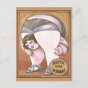 Carte Postale Poster de Ruth the Acrobat Circus