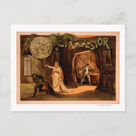 Carte Postale Poster de théâtre Excelsior #1 (Devant)