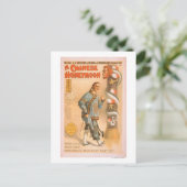 Carte Postale Poster de théâtre "Une lune de miel chinoise" (Debout devant)