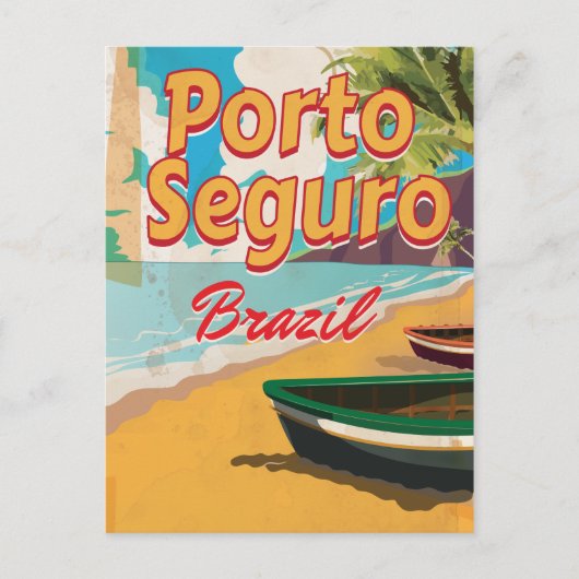 Carte Postale Poster de vacances Porto Seguro Brésil (Devant)