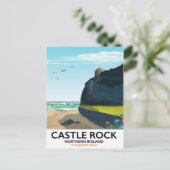 Carte Postale poster de voyage de castle rock north irlande. (Debout devant)