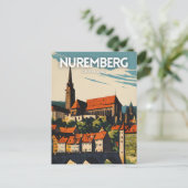 Carte Postale Poster de voyage de Nuremberg (Debout devant)