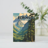 Carte Postale Poster de voyage du parc national Ecrins (Debout devant)