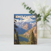 Carte Postale Poster de voyage du parc national Kings Canyon (Debout devant)