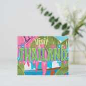 Carte Postale poster de voyage fun en Thaïlande (Debout devant)