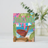 Carte Postale poster de voyage fun en Thaïlande (Debout devant)