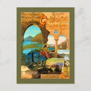 Carte Postale Poster de voyage Galway