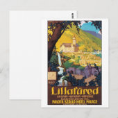 Carte Postale Poster de voyage hongrois de Lillafured (Devant / Derrière)