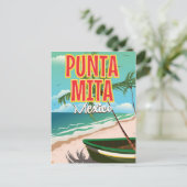 Carte Postale Poster de voyage mexicain Punta Mita (Debout devant)