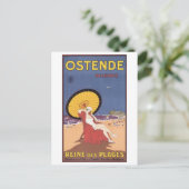 Carte Postale Poster de voyage Ostende Belgique (Debout devant)