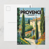 Carte Postale Poster de voyage Provence France (Devant / Derrière)
