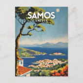 Carte Postale Poster de voyage Samos (Devant)
