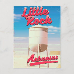 Carte Postale Poster de voyage vintage Little Rock, Arkansas