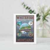 Carte Postale Poster de voyage Whitefish, MontanaScic (Debout devant)