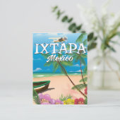Carte Postale Poster d'Ixtapa Mexico Beach (Debout devant)