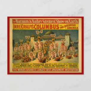 Carte Postale Poster du Barnum et du Bailey Circus