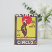Carte Postale Poster du cirque Bertram Mills (Debout devant)