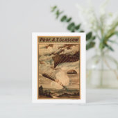 Carte Postale Poster du Cirque de Glasgow Hot Air Balloon (Debout devant)