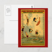Carte Postale Poster du cirque de plongée / plongée (Devant / Derrière)