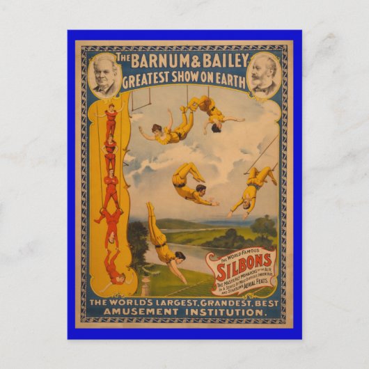Carte Postale Poster du Cirque du Barnum & Bailey de Silbons de (Devant)