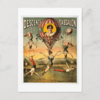 Poster du Cirque Vintage Miss Stena Flying Trapese