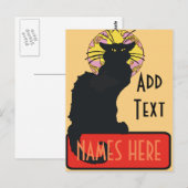 Carte Postale Poster du Conversation de la Nouvelle-Orléans Noir (Devant / Derrière)