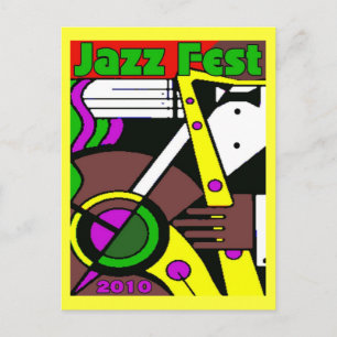 Carte Postale Poster du Festival de Jazz 2010