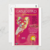 Carte Postale Poster du film de Cagliostro (Boris Karloff) (Devant / Derrière)