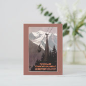 Carte Postale Poster du funiculaire Le Brevent (Debout devant)