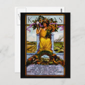 Carte Postale Poster du Kansas 1911 (Devant / Derrière)