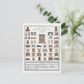 Carte Postale Poster du mobilier vintage (Debout devant)