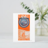 Carte Postale Poster du Mont Rainier - Équitation (Debout devant)