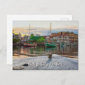 Carte Postale Poster du port de Belize City (Devant / Derrière)
