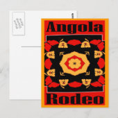 Carte Postale Poster du rodéo angolais (Devant / Derrière)