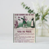Carte Postale Poster du suffrage féminin (Debout devant)
