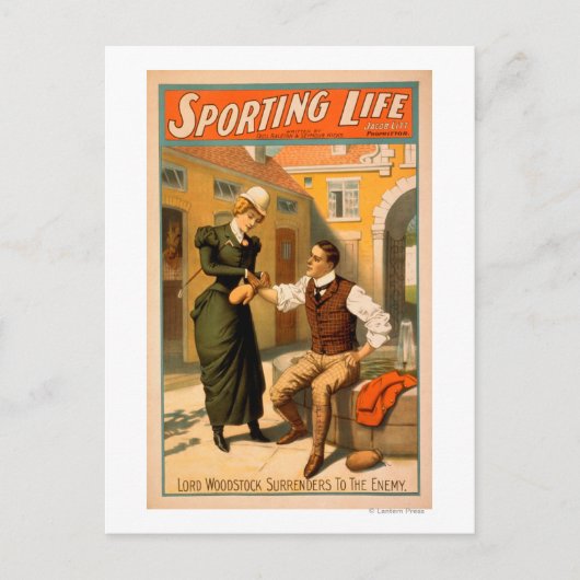 Carte Postale Poster du théâtre de boxe Sporting LifeBoxer (Devant)