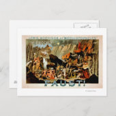 Carte Postale Poster du théâtre musical Faust (Devant / Derrière)