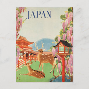 Carte Postale Poster du Vintage voyage japonais