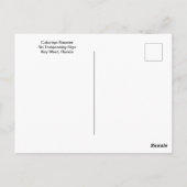 Carte Postale Poster d'un coq gardant une clé du porche ouest (Dos)