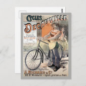 Carte Postale Poster en français vintage (Devant / Derrière)