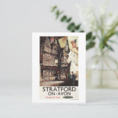 Carte Postale Poster ferroviaire Garrick Inn and Harvard House (Debout devant)