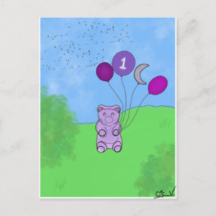 Carte Postale Poster Gummy Bear 1er