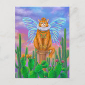 Carte Postale Poster King cat (Devant)