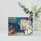 Carte Postale Poster magique vintage Kellar (Debout devant)