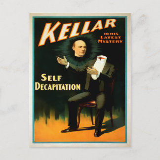 Carte Postale Poster magique vintage Kellar