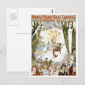 Carte Postale Poster Mobile Mardi Gras1900 (Devant / Derrière)