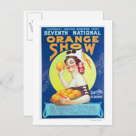 Carte Postale Poster National Orange Show #3 (Devant / Derrière)