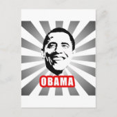 Carte Postale Poster Obama (Devant)