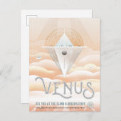 Carte Postale Poster-Observatoire Rétro Dans Le Système Solaire (Devant / Derrière)